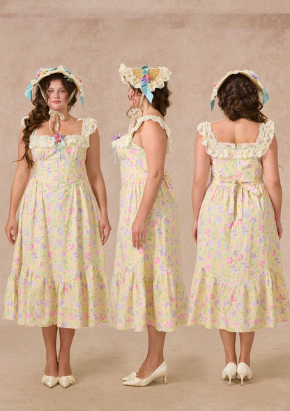 Curve&Plus Honey Tea Garden Dress