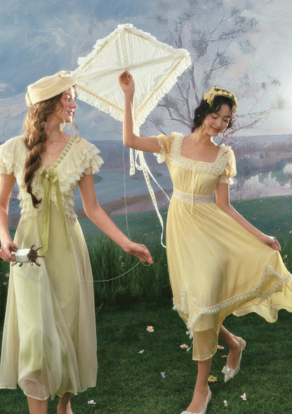 Yellow Kite Dress