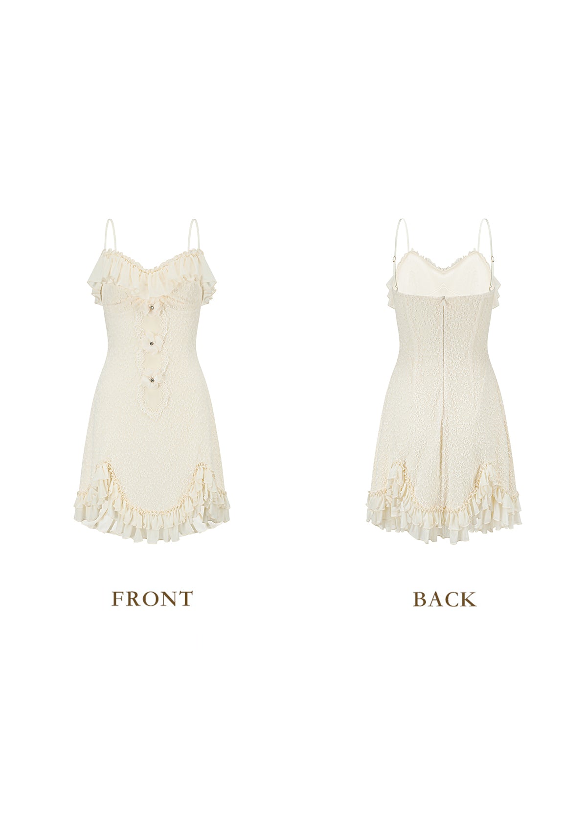 Misty Cloud Blooms Dress