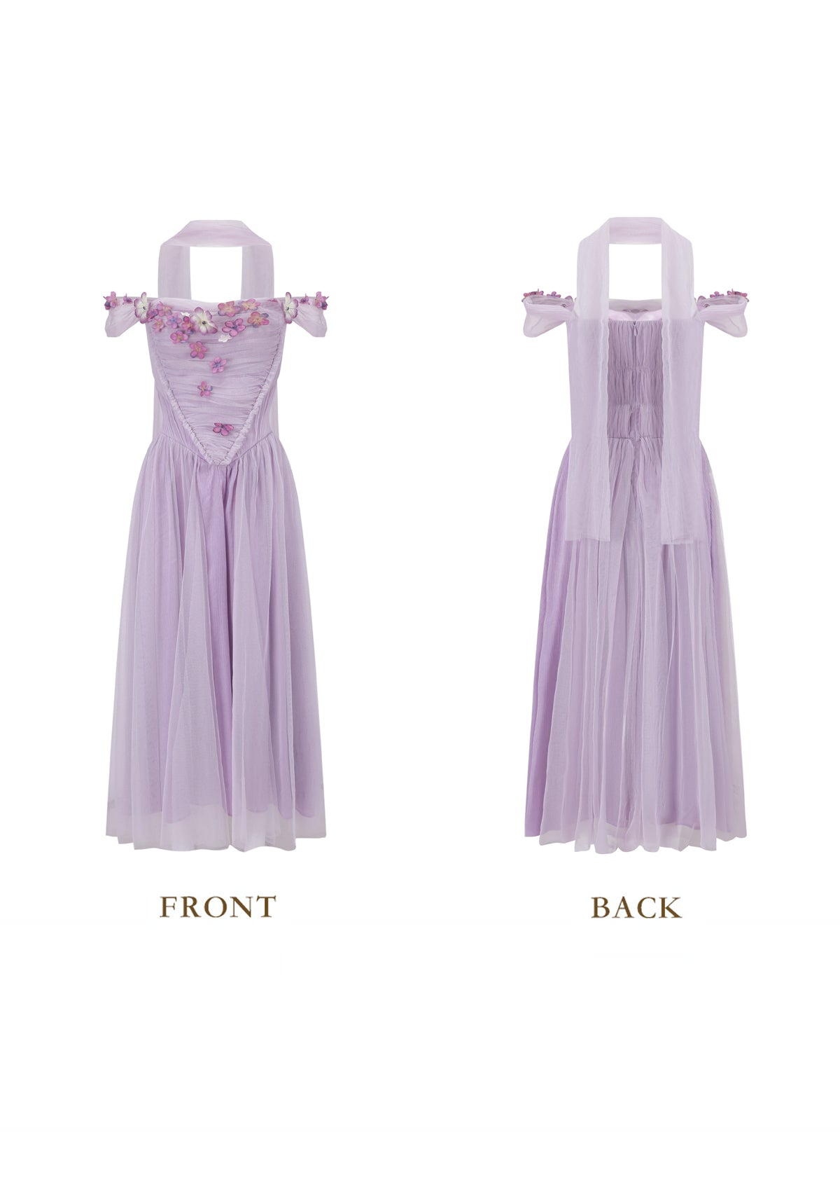 Ode to Purple Iris Dress