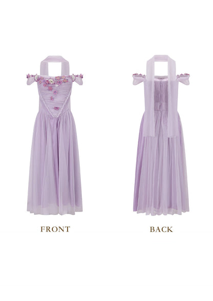 Ode to Purple Iris Dress