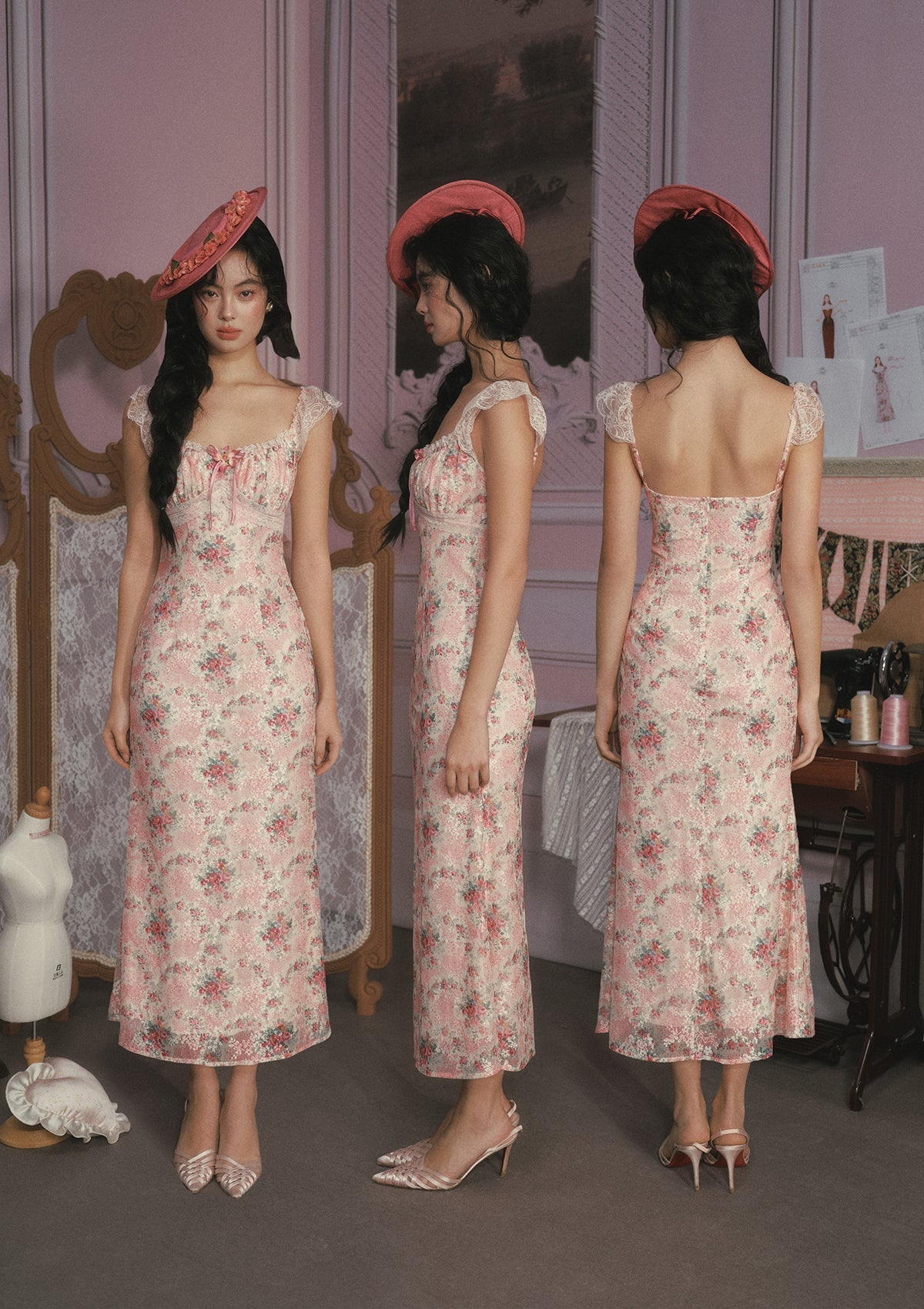 Rose Music Box Dress