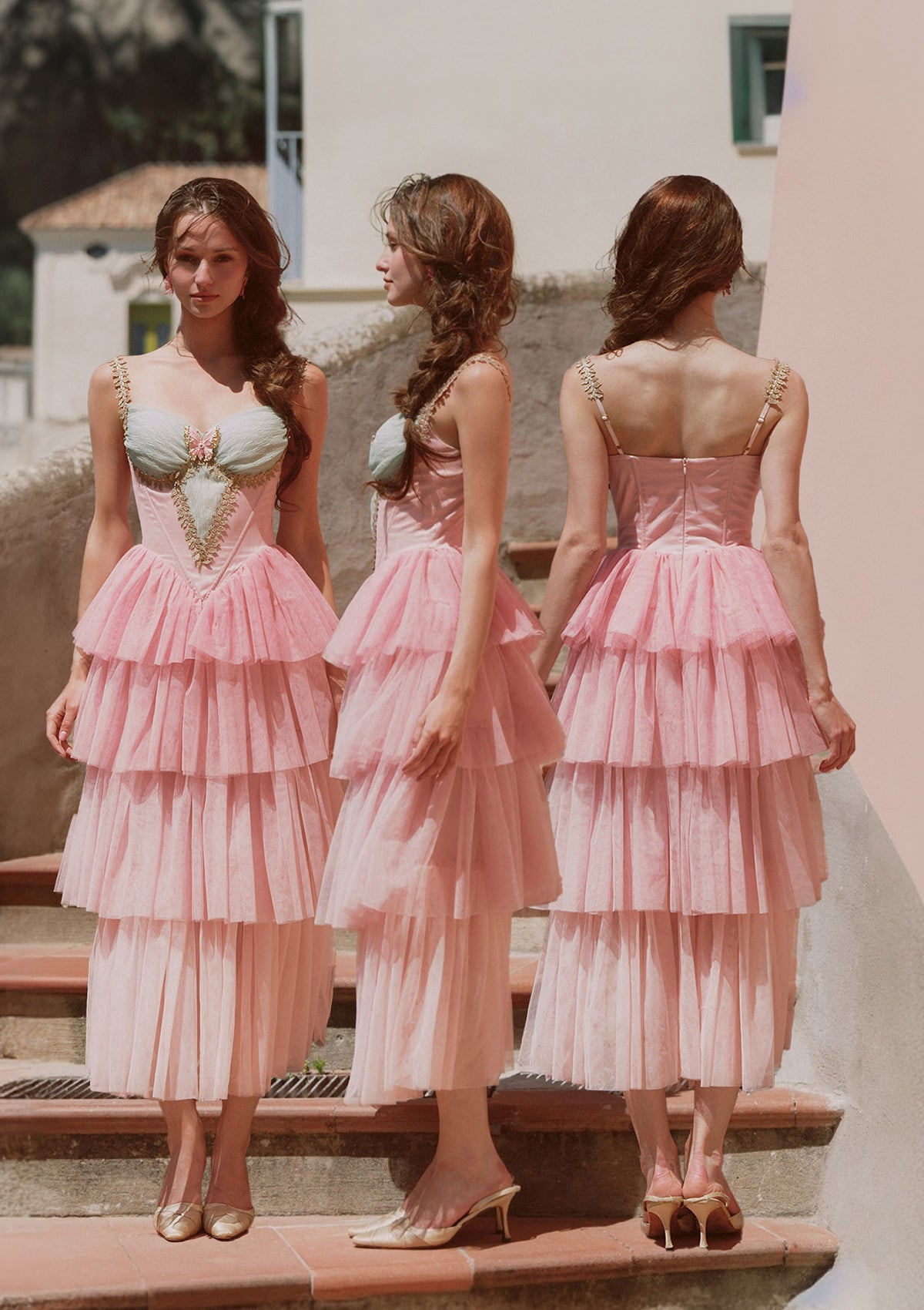 Entwined in Bloom Corset Dress