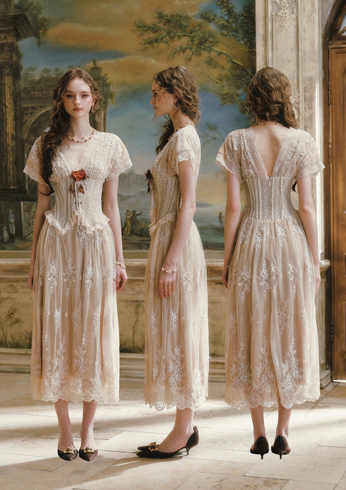 Wild Thorn Rose Corset Dress
