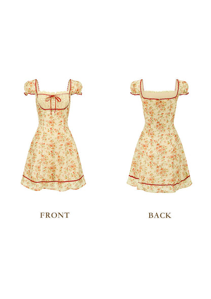 Crimson Berry Rose Dress