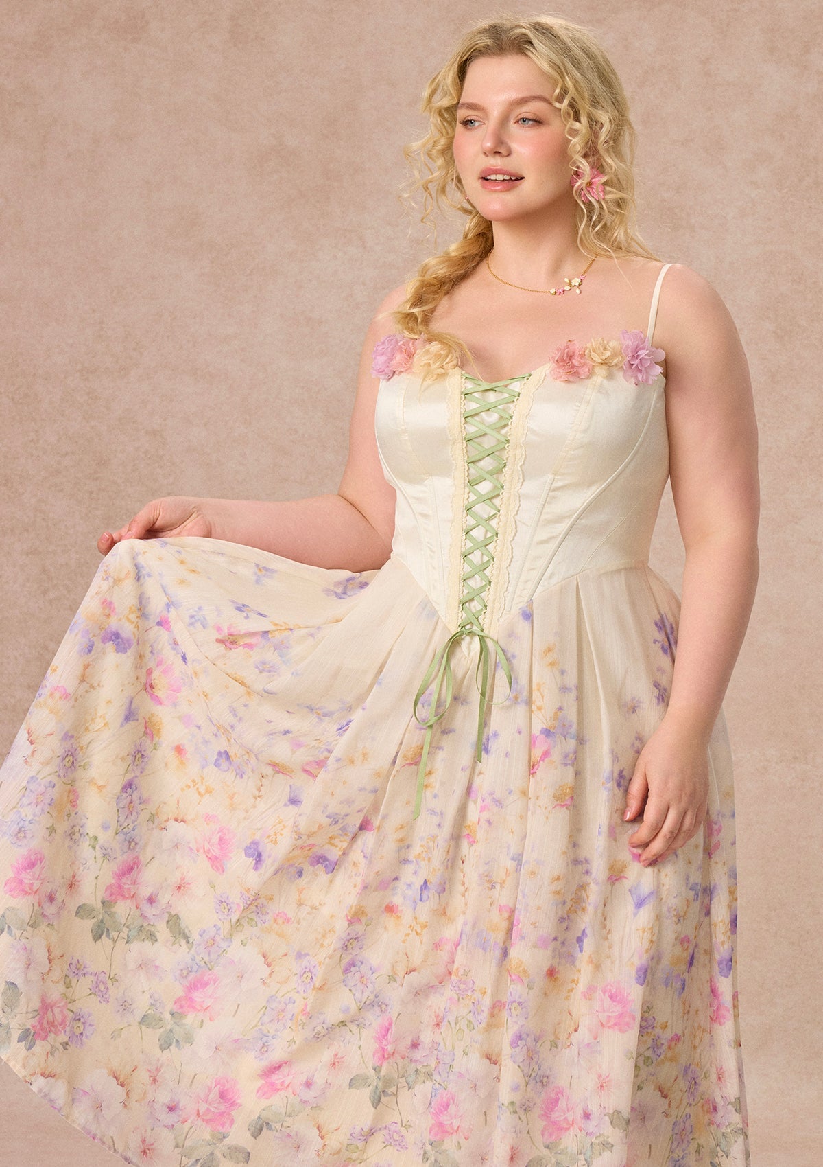 Curve&Plus Bloom Overture Corset Dress （Long）