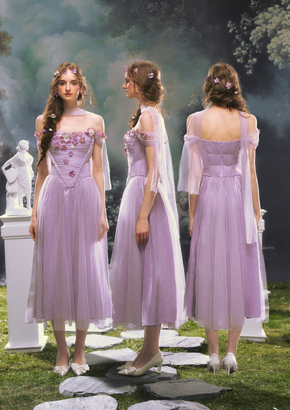 Ode to Purple Iris Dress