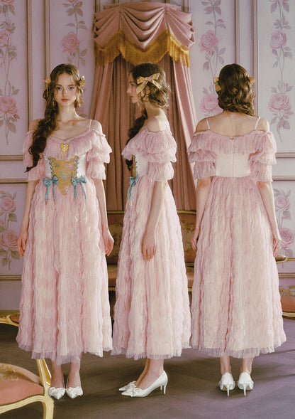 Embroidered Princess Corset Dress