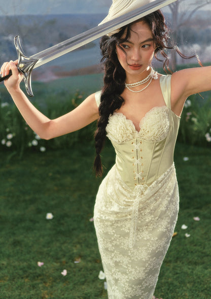 （US Exclusive）Emerald Warrior Corset Dress