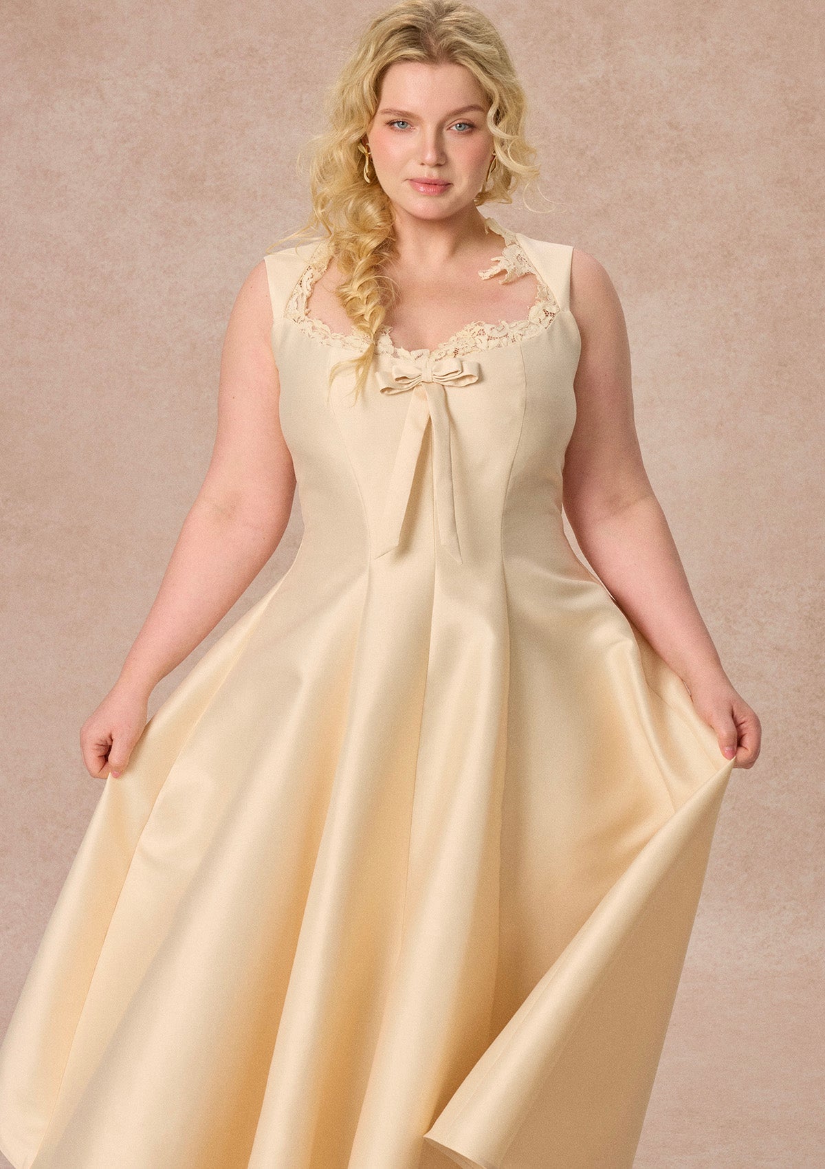 Curve&Plus Castle Vow Dress （White）