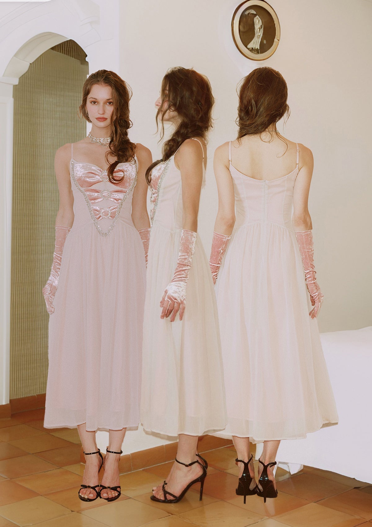 Lychee Reverie Corset Dress