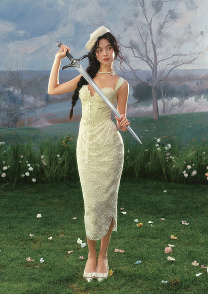 （US Exclusive）Emerald Warrior Corset Dress