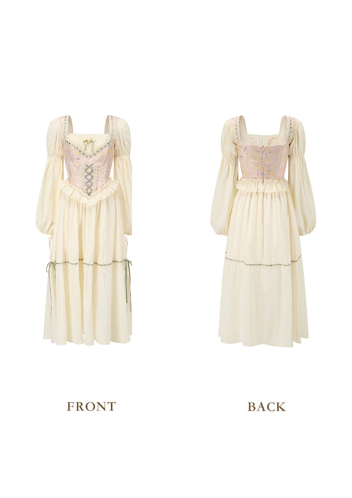 （US Exclusive）Evelynn's Garden Corset Dress