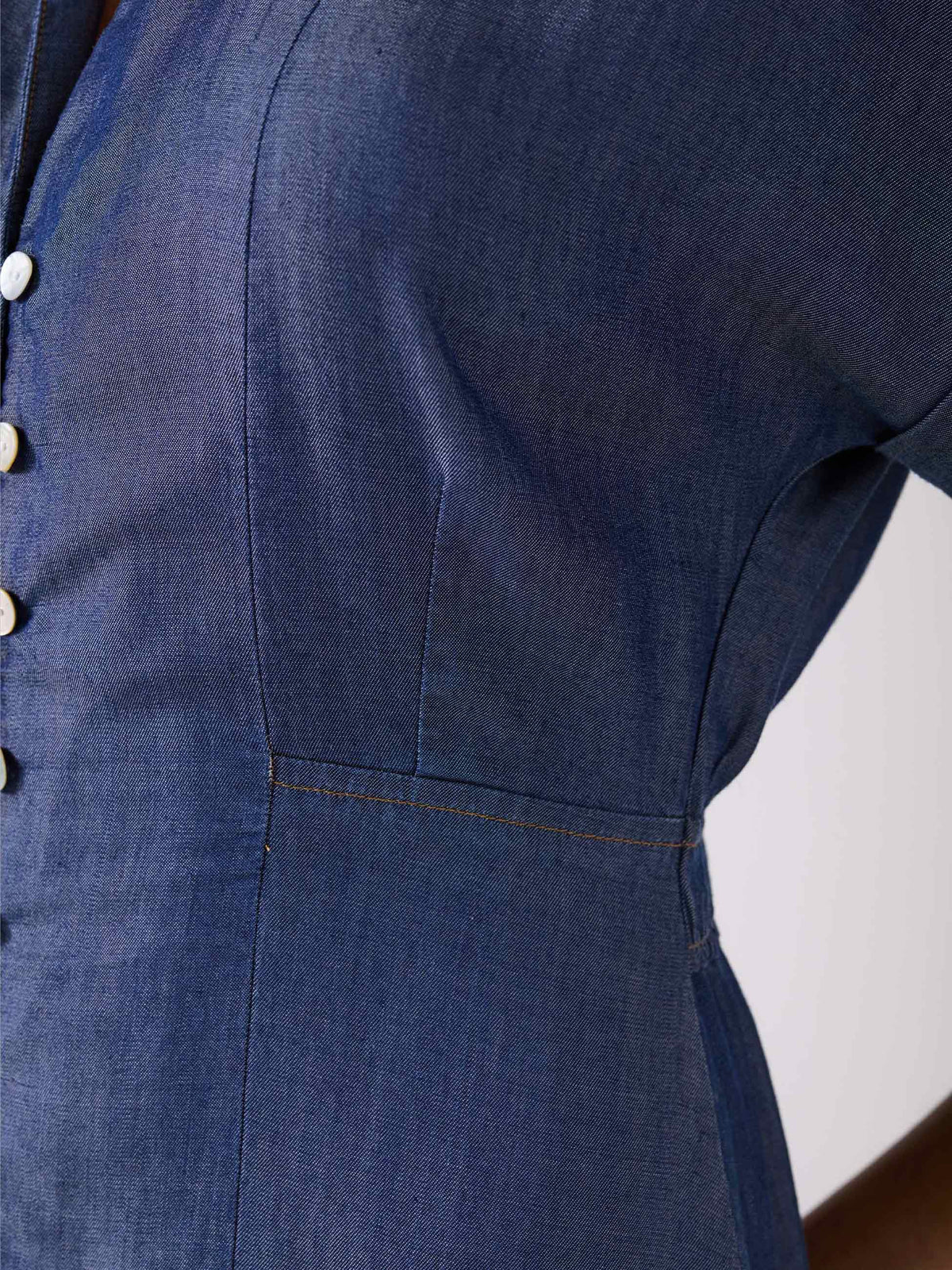 Capri Denim Tencel Dress - Dark Denim
