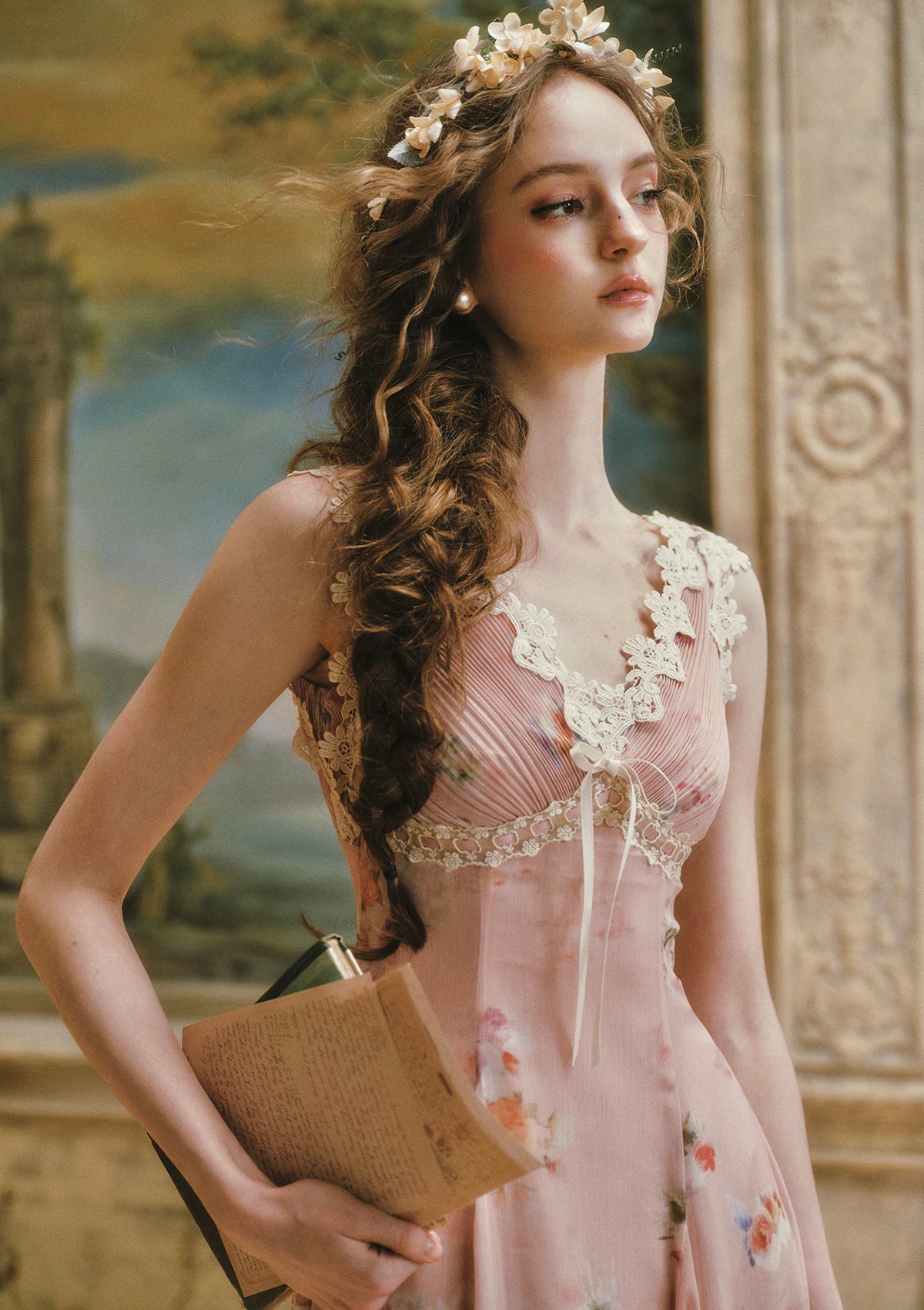 Old Rose Letter Dress