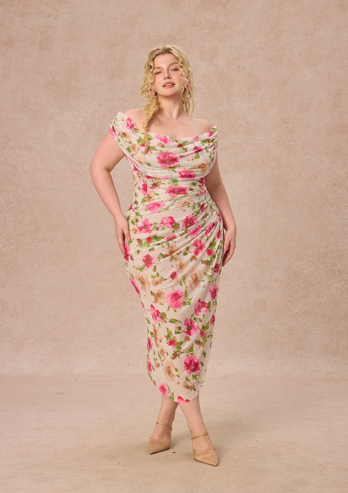 Curve&Plus Clear Spring Dawn Dress（Long）