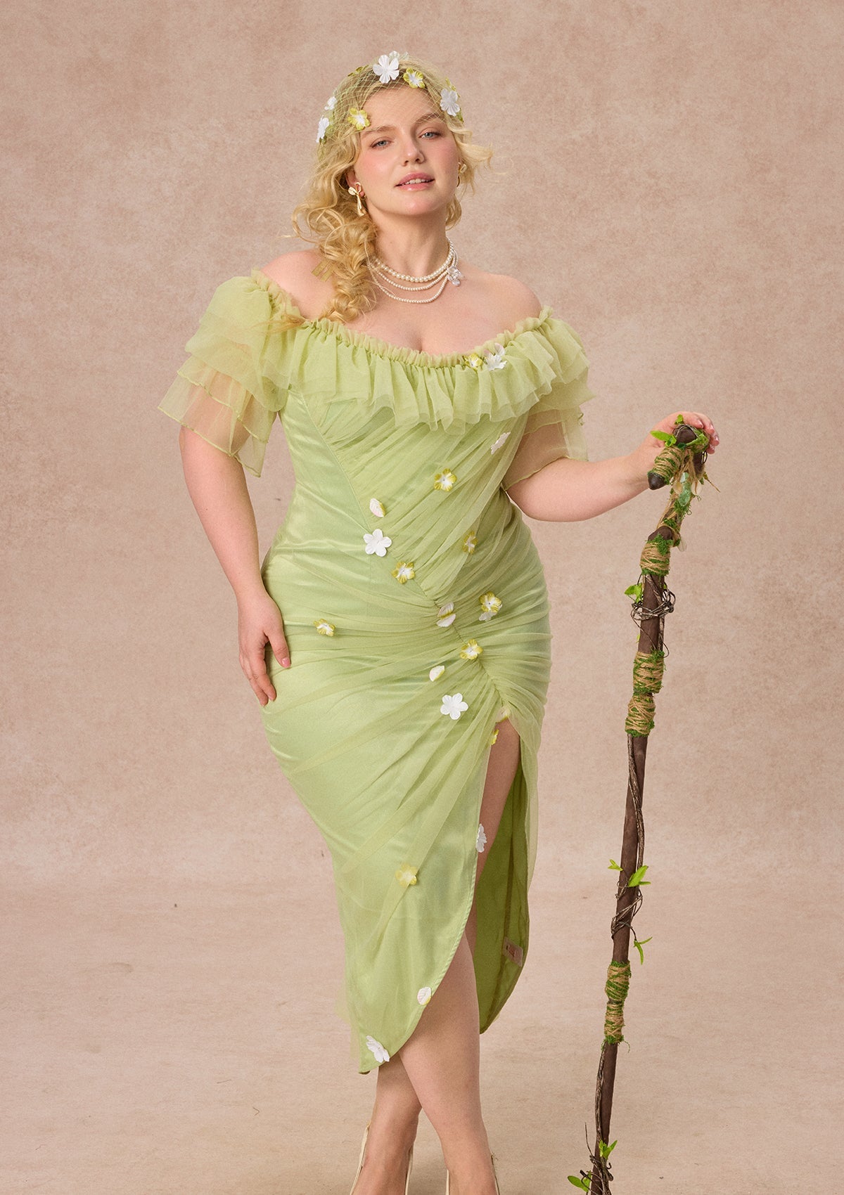 Curve&Plus Woodland Tree Corset Dress