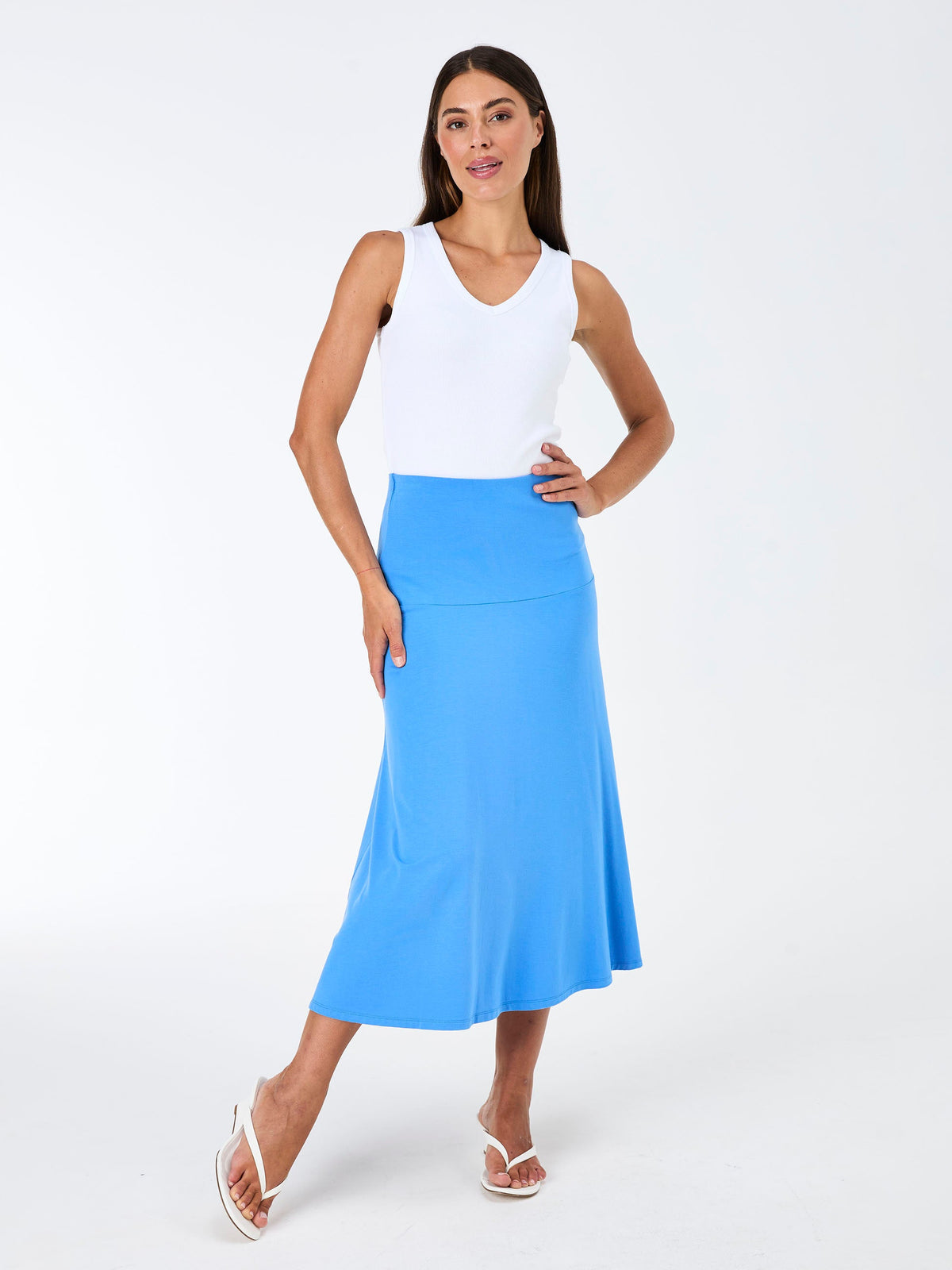 Lune Skirt - Cobalt