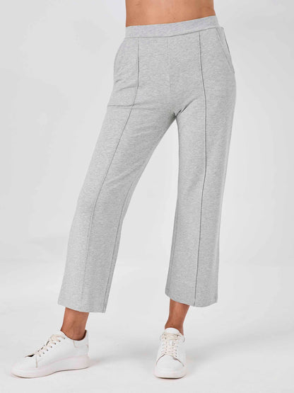 Leighton Sweat Top - Grey Marl