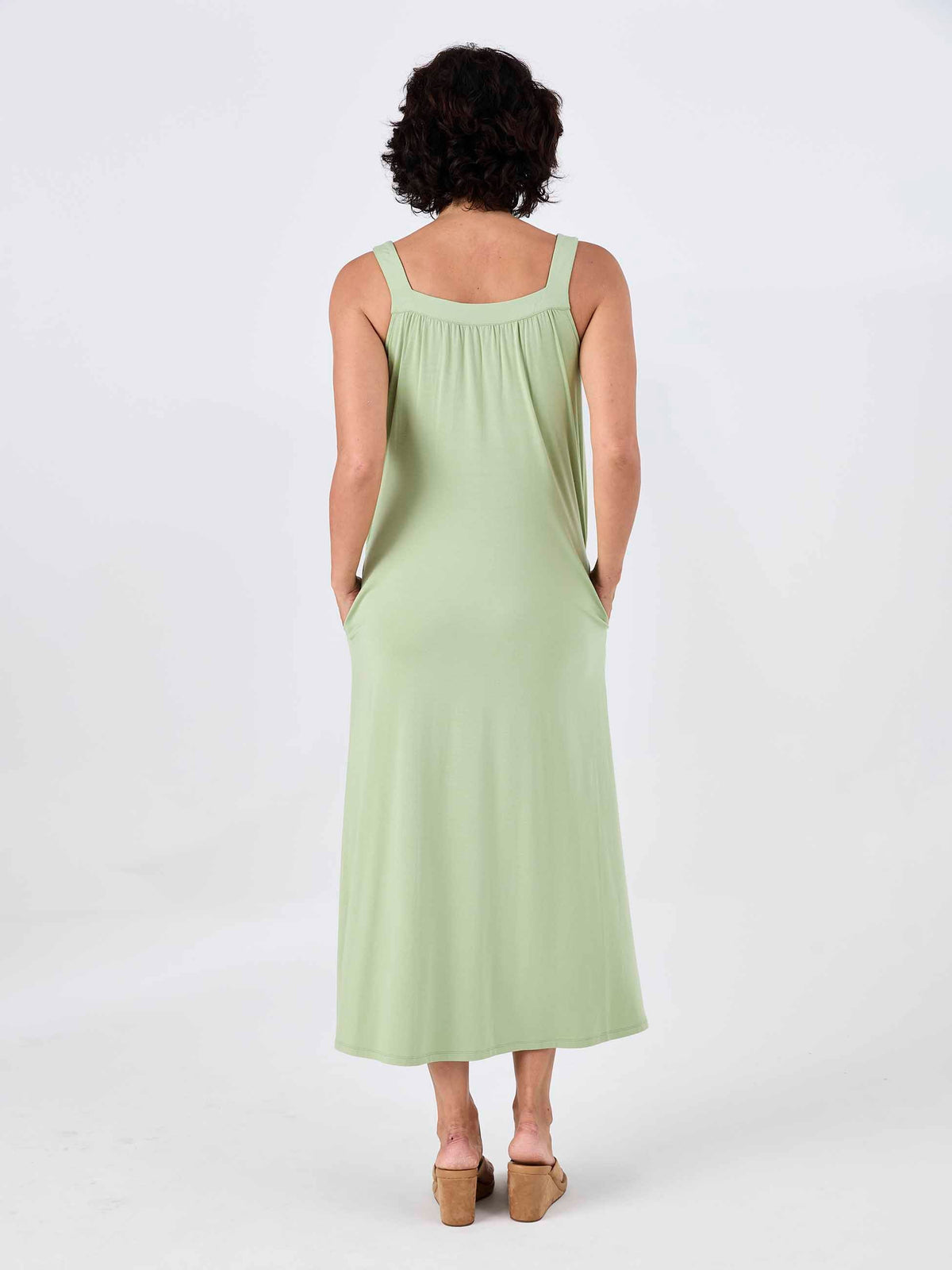 Haze Dress - Matcha Green
