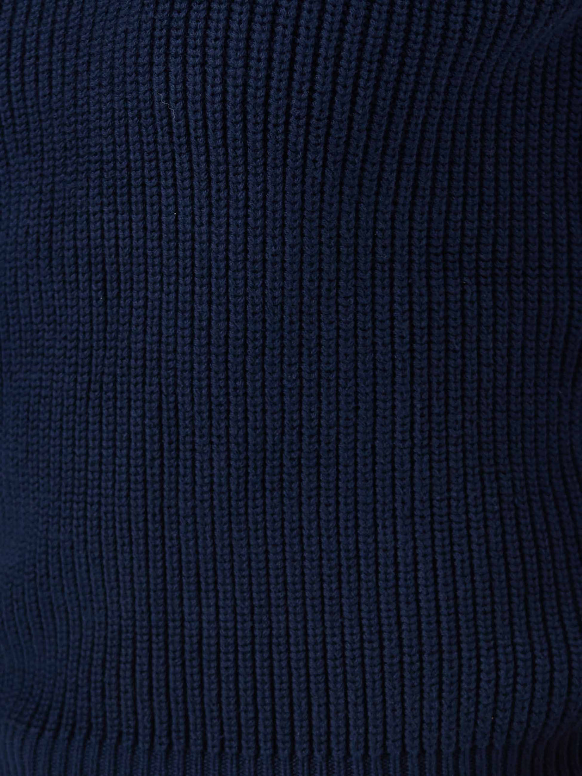 Claire Cotton Knit Top - Navy