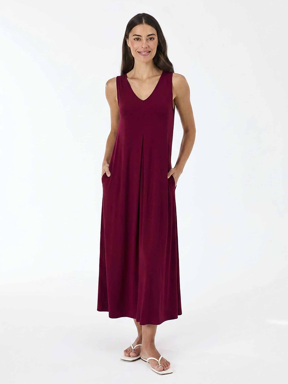 Dione Dress - Sangria