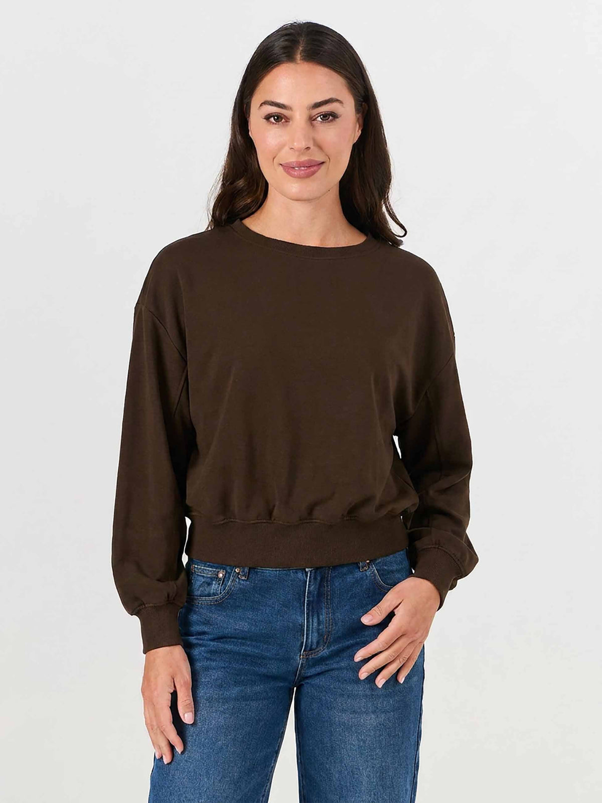 Samara Sweatshirt - Coffee Bean