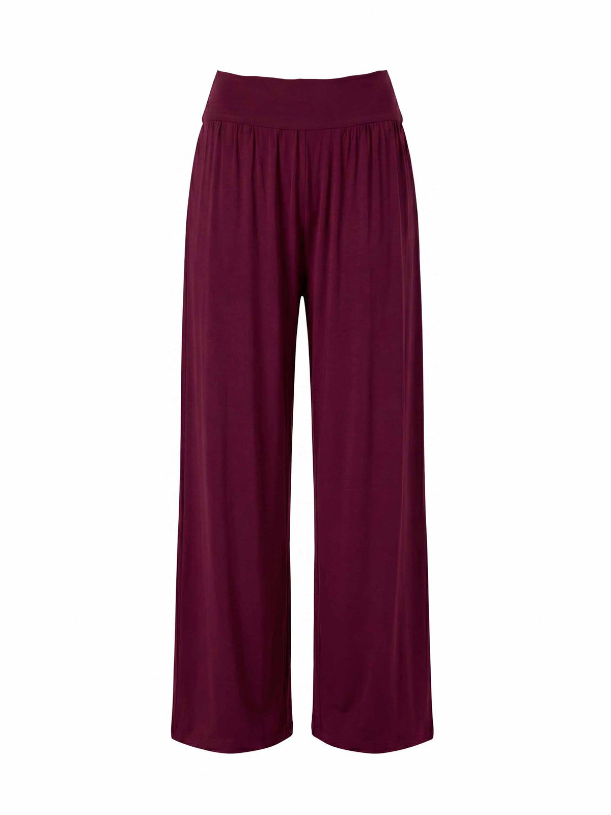 Nomad Modal Wide Leg Pant - Sangria
