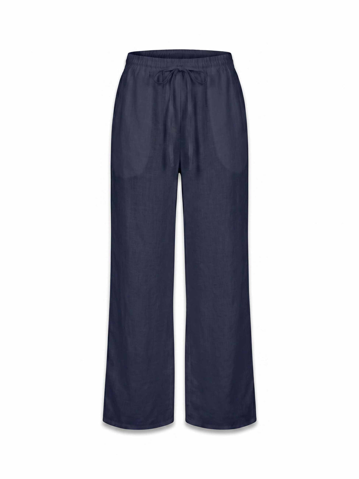 Sasha Linen Pants - Navy