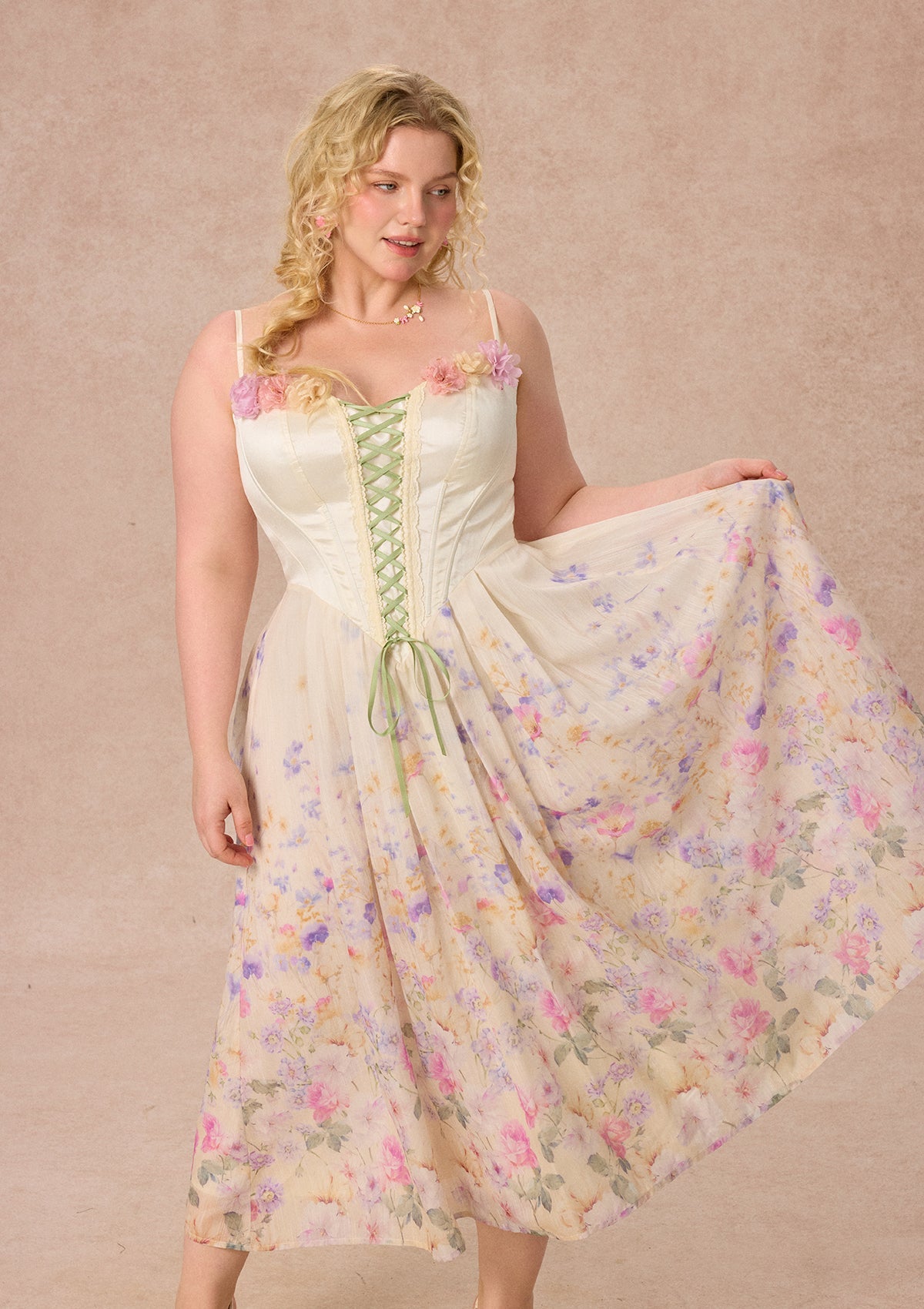 Curve&Plus Bloom Overture Corset Dress （Long）