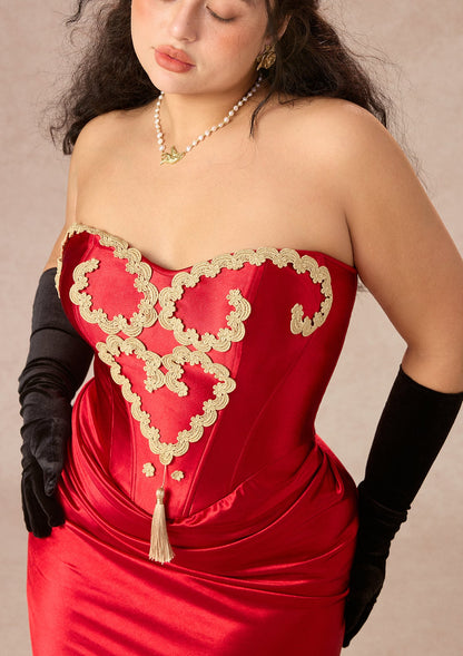 Curve&Plus Queen Heart Corset Dress