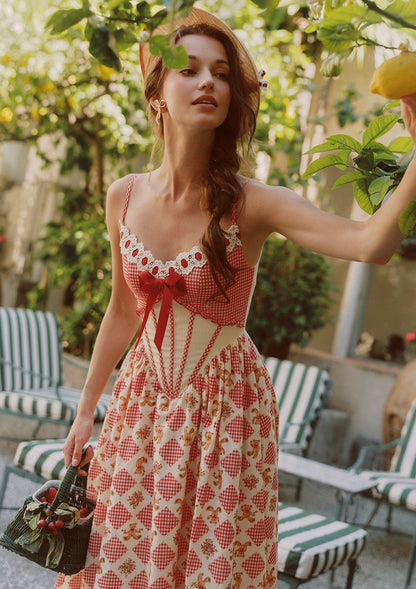 Picnic with Teddy Dress (Long)