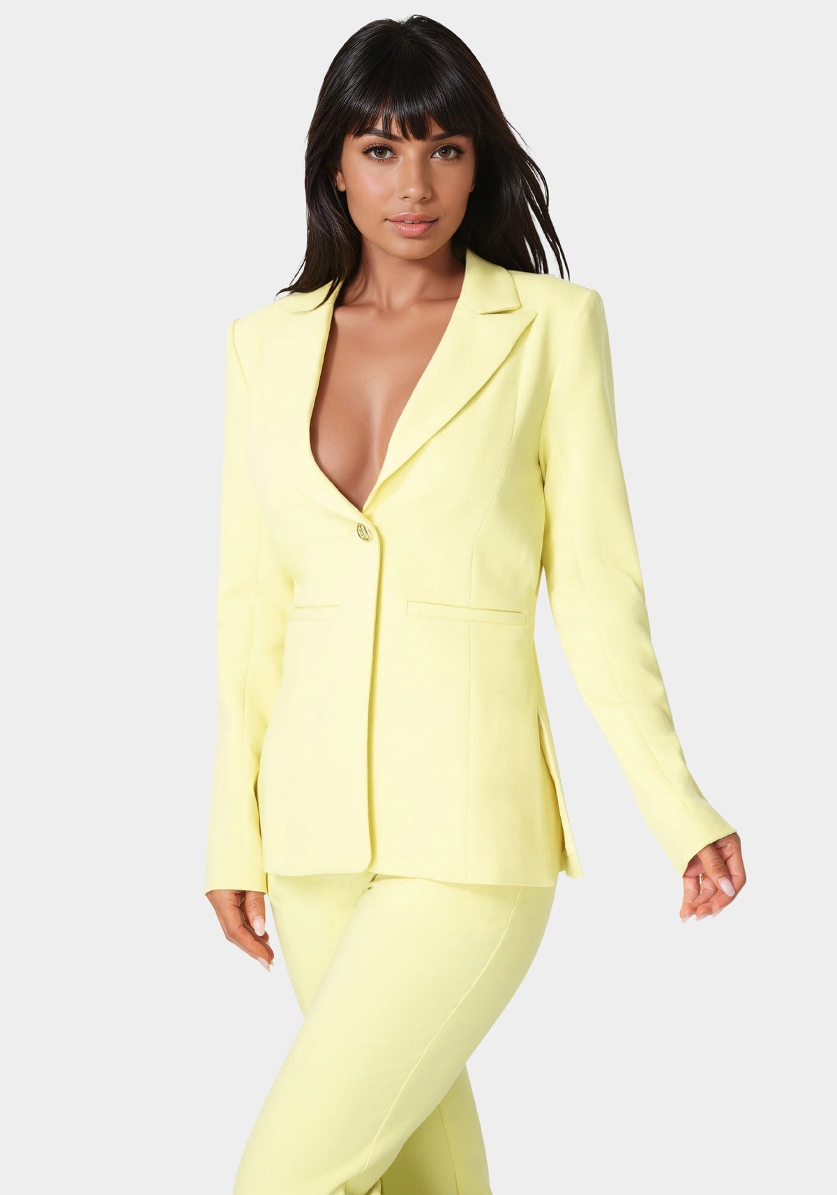 Tailored Fitted Waist Blazer