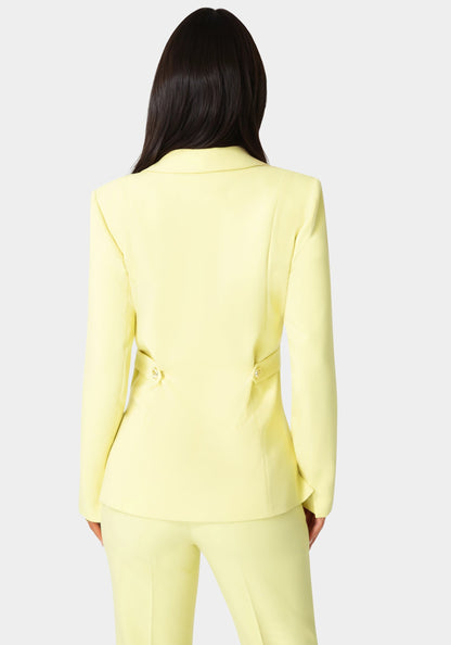 Tailored Fitted Waist Blazer