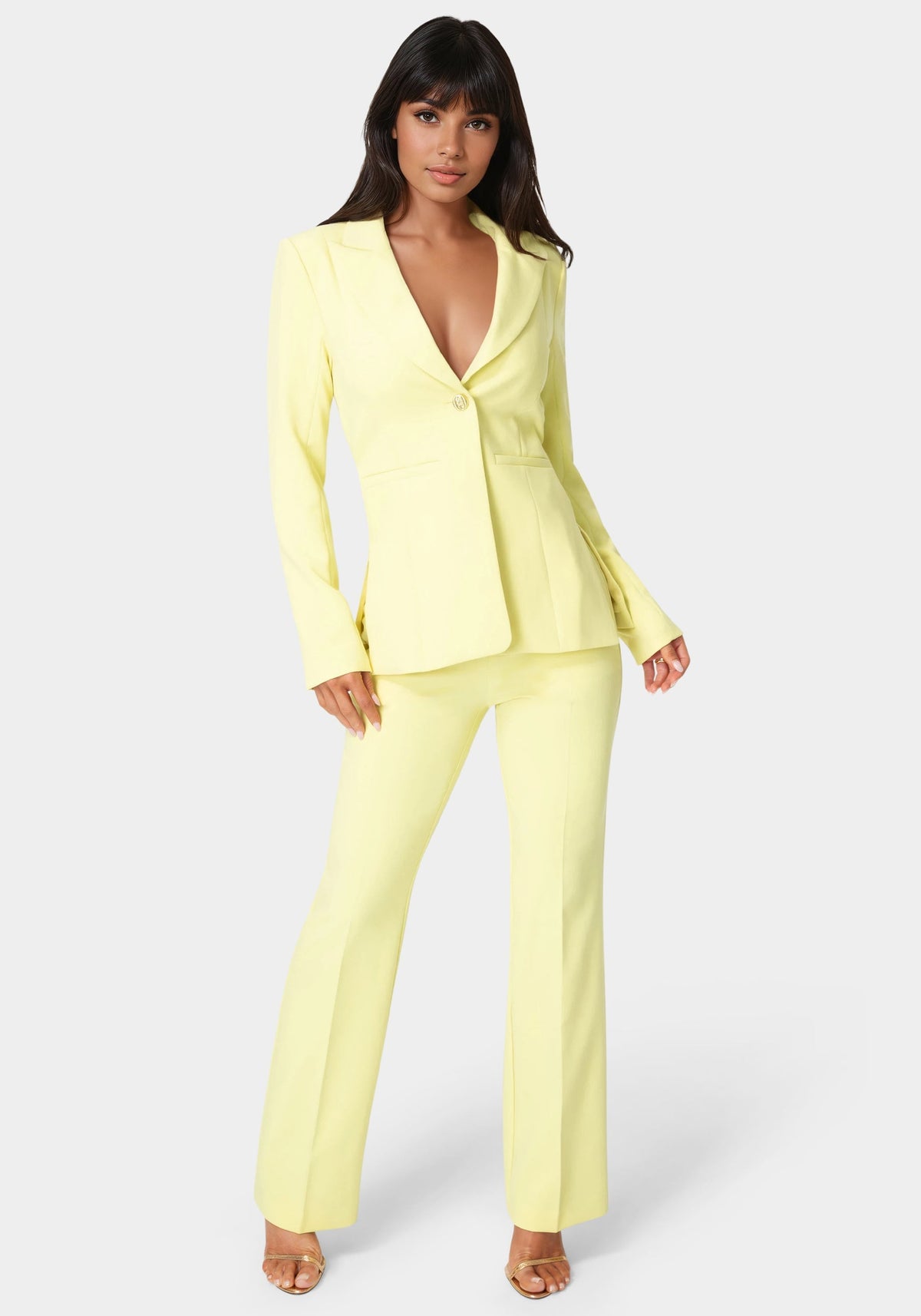 Tailored Fitted Waist Blazer