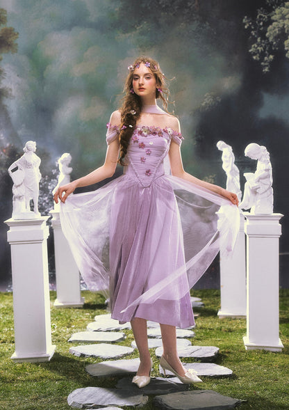 Ode to Purple Iris Dress