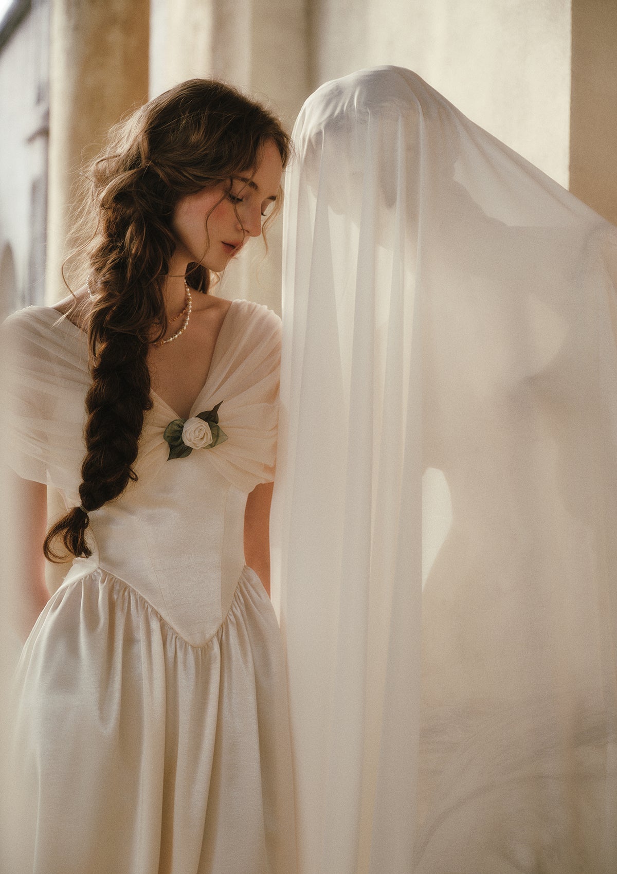 Pure White Glass Dream Dress