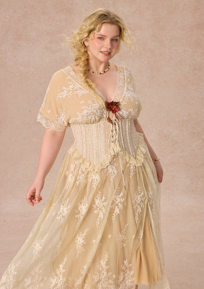 Curve&Plus Wild Thorn Rose Corset Dress