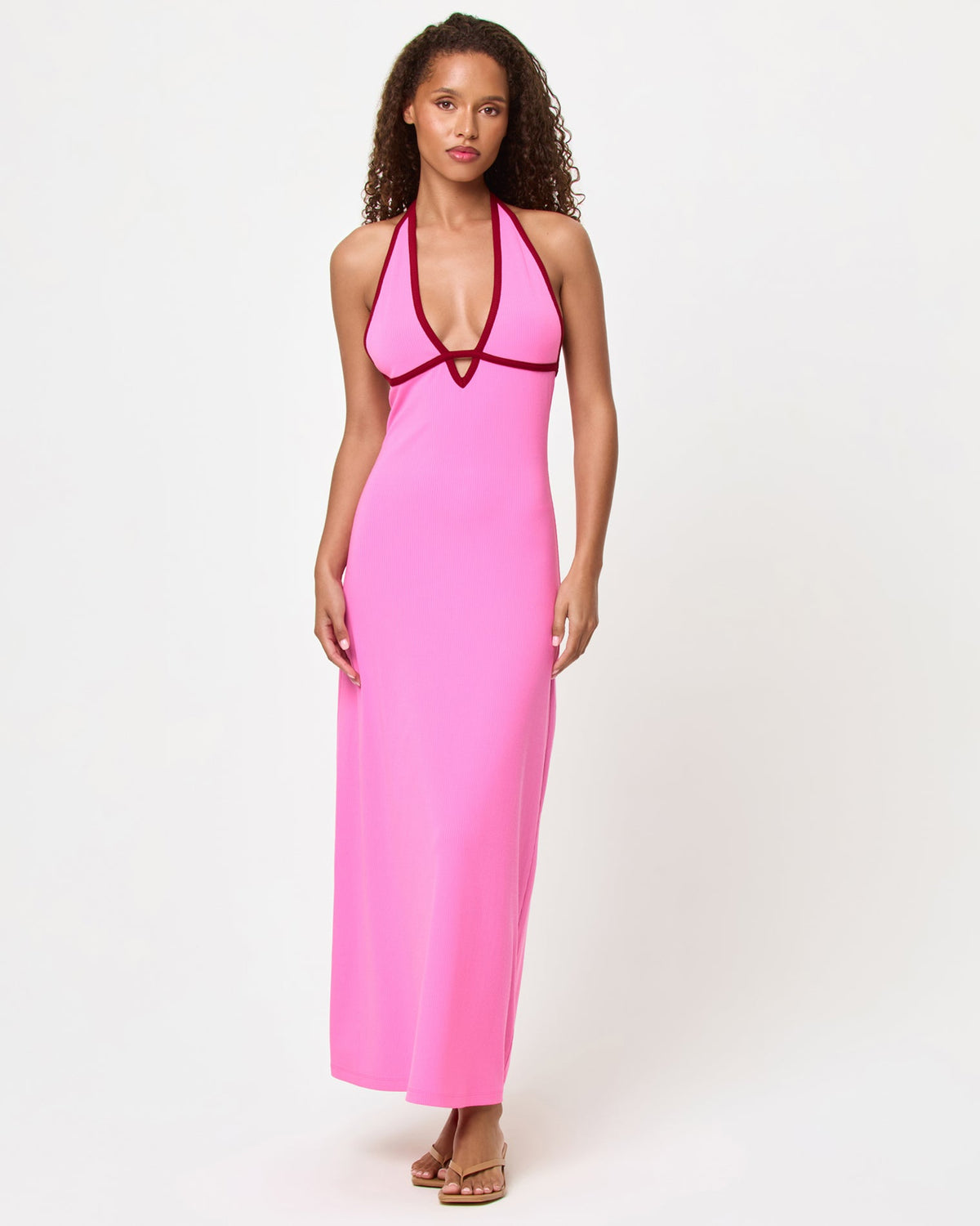 Shea Maxi Dress - Pink-Simmer