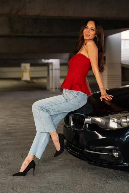 Waitlist 8/1 • Ryker High Rise Cropped Barrel Jeans Light Wash