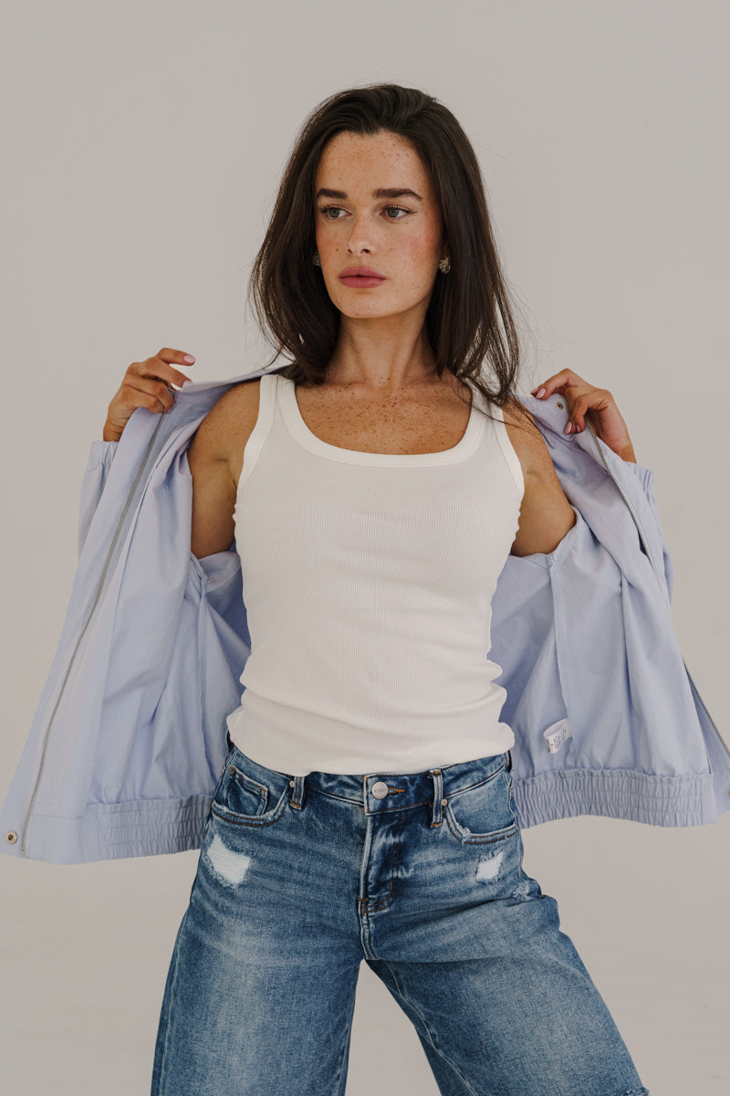 Kathleen Sleeveless Tank Top White