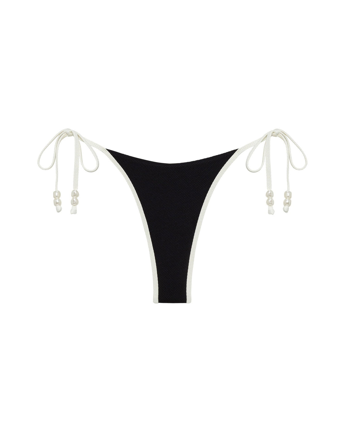 Lucia Bikini Bottom - Black-Cream