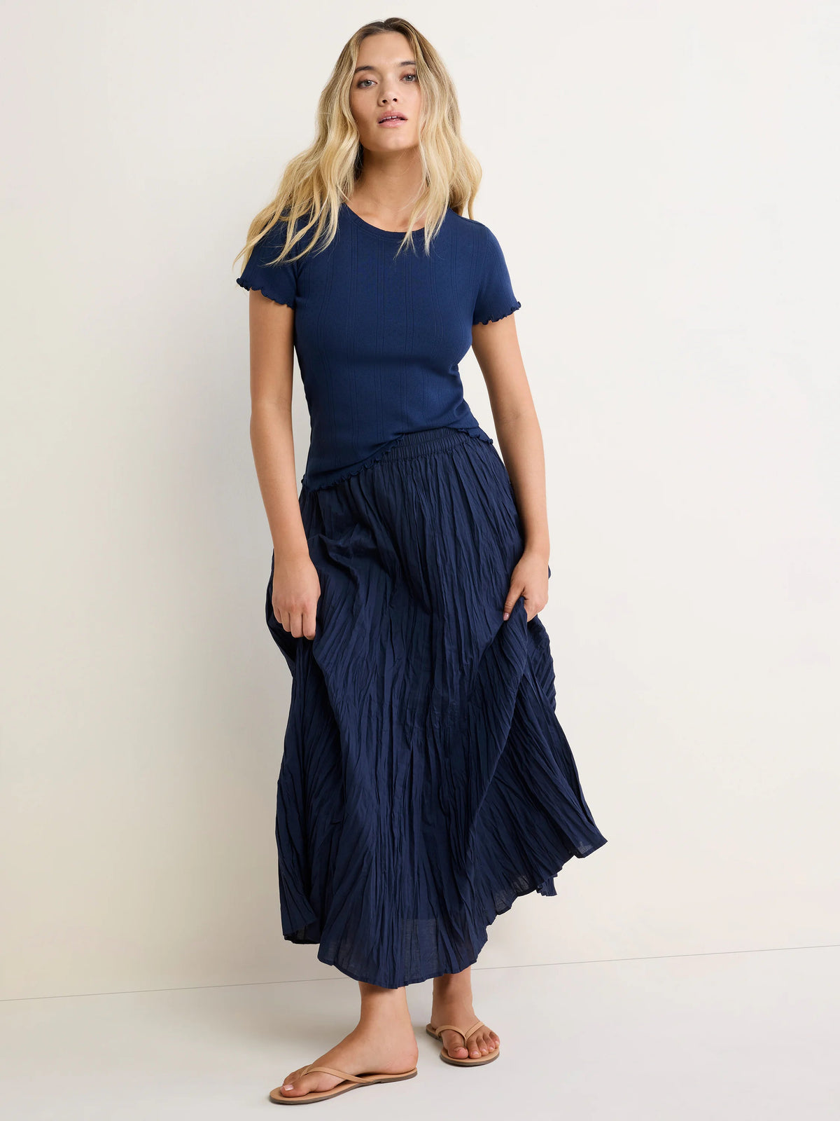 nz by NIC+ZOE Pointelle Rib Georgia Tee