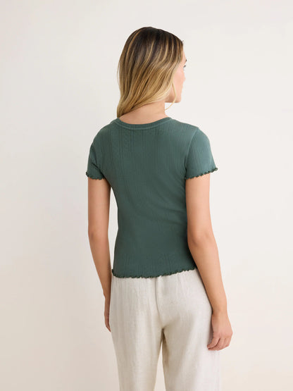 nz by NIC+ZOE Pointelle Rib Georgia Tee