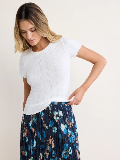 nz by NIC+ZOE Pointelle Rib Georgia Tee