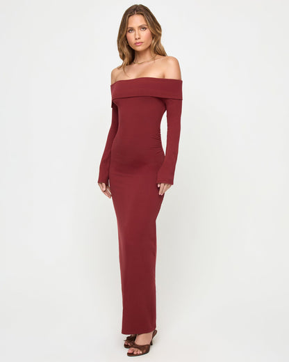 Carrie Dress - Sangria
