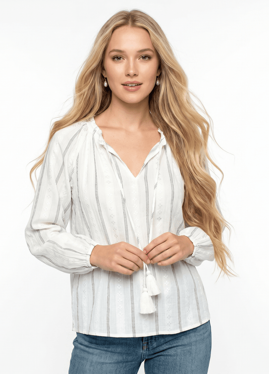 Crescent Moon Peasant Top