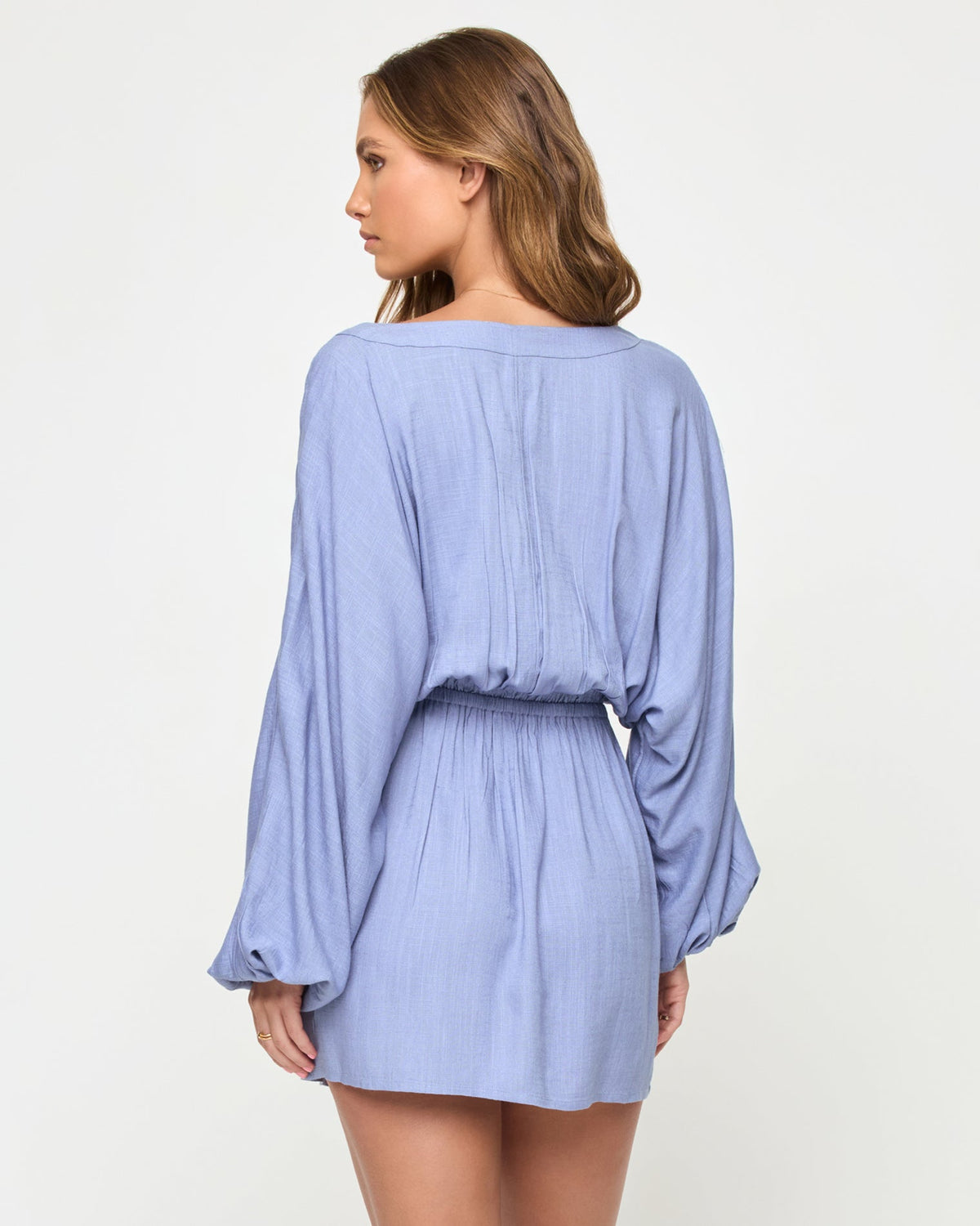 Deia Mini Dress - Chambray