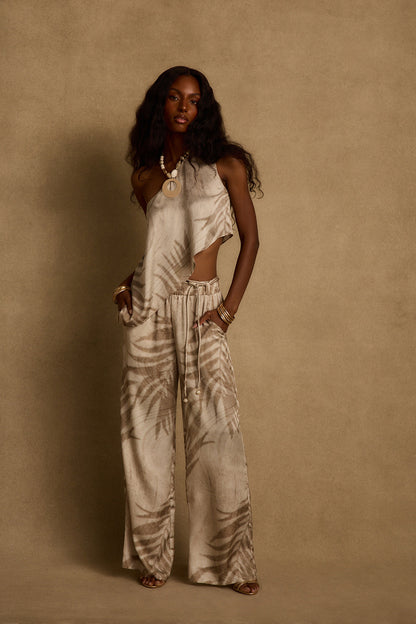 Eden Palm Print Pant