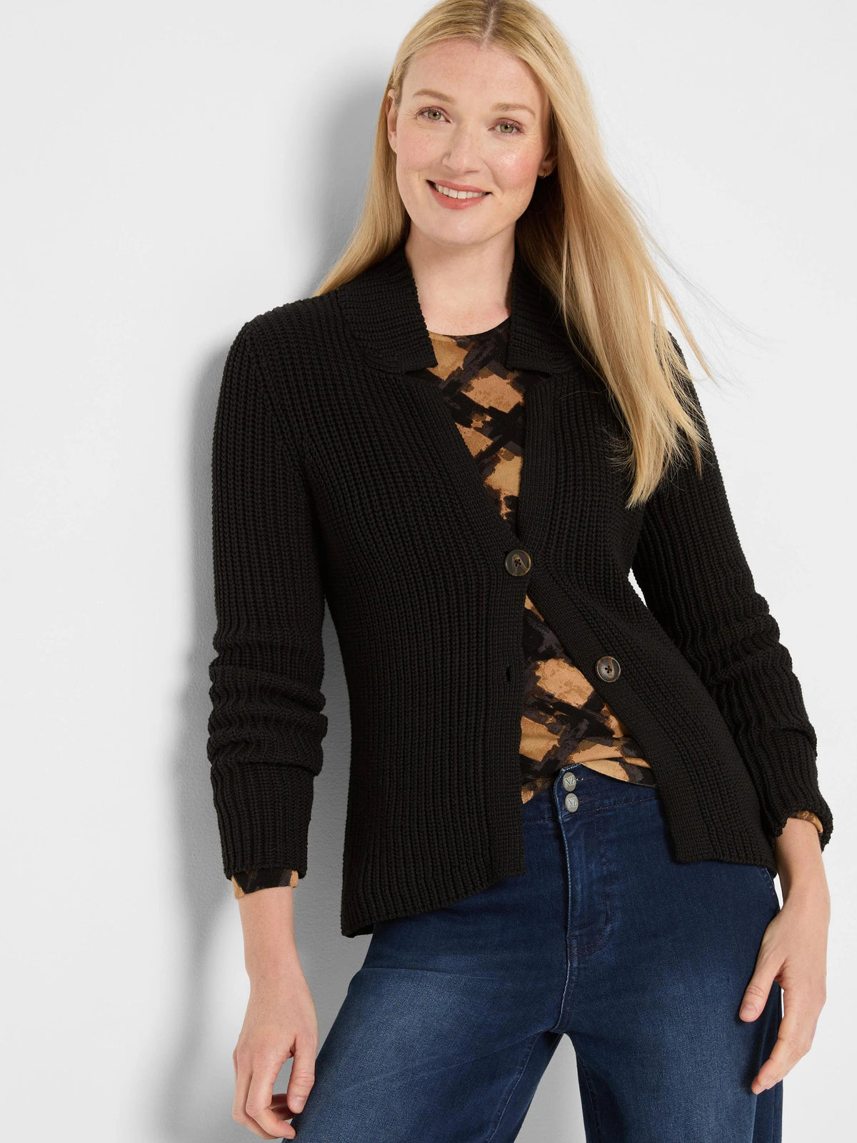 Shaker Knit Cardy Jacket